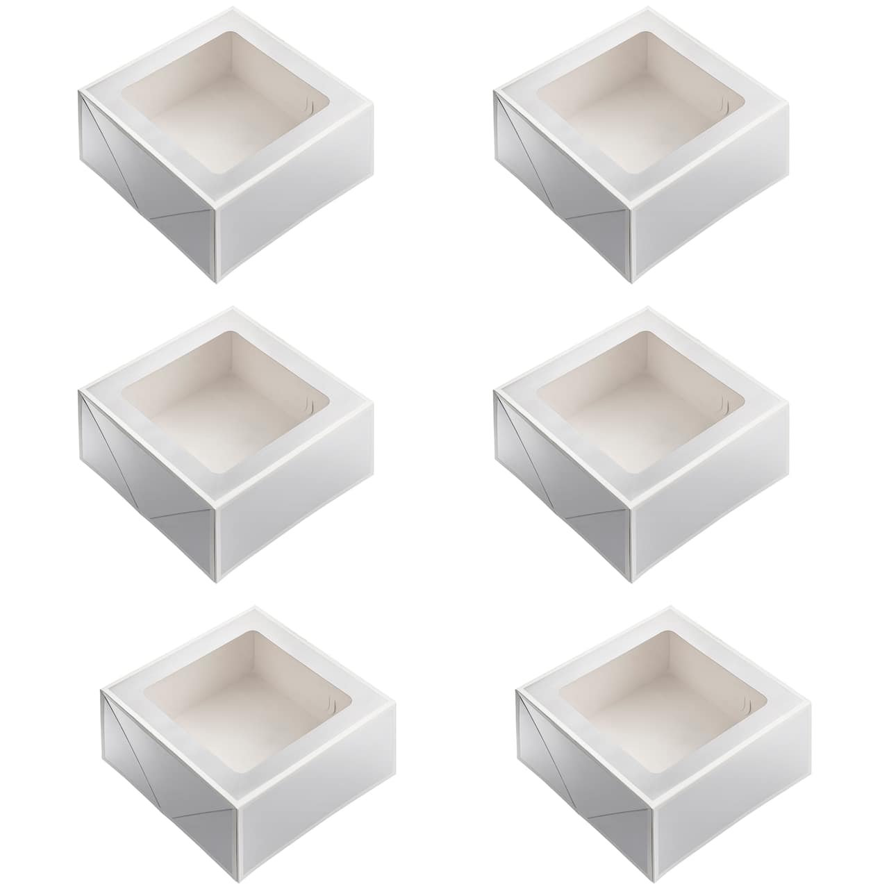 6 Packs: 3 ct. (18 total) Silver Solid Treat Boxes by Celebrate It®